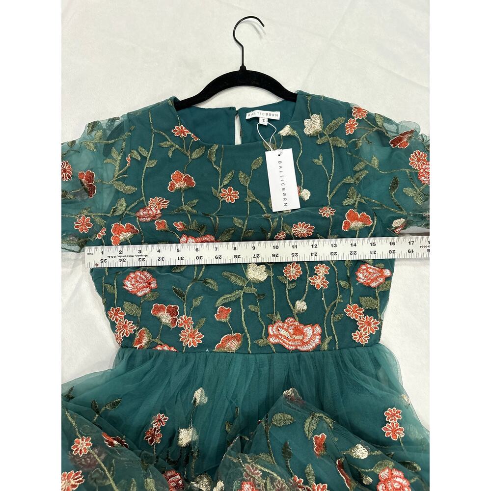 Baltic Born Duchess Tulle Dress Jade Garden Womens S NWT - Picture 7 of 14